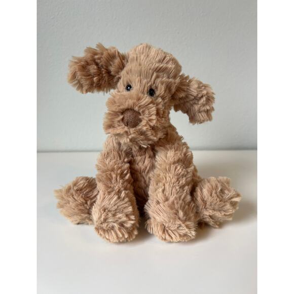 Jellycat Fuddlewuddle Puppy Brown Retired Dog Lovey Security Stuffed Animal - Picture 1 of 8